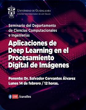 Charla: Aplicaciones de Deep Learning en el Procesamiento Digital de Imágenes
