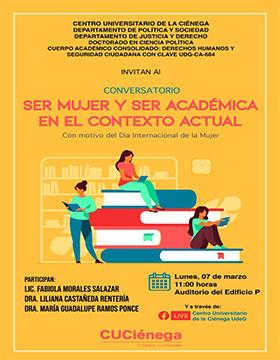 Conversatorio: Ser mujer y ser académica en el contexto actual