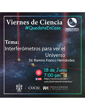 Conferencia: Interferómetros para ver el Universo