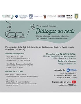 Coloquio: Diálogos en red: Tejiendo saberes y experiencias educativas en contextos de encierro penitenciario