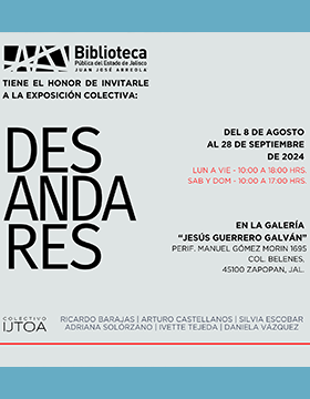 Cartel de la Exposición colectiva: Desandares