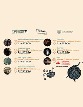 ¡Disfruta de lo mejor del cine y ayuda a ayudar!