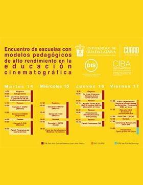 Encuentro de escuelas con modelos pedagógicos de alto rendimiento en la educación cinematográfica