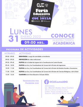  Feria Educativa Virtual CUC 2022A, CUCosta