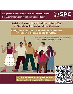 Evento virtual de inducción al Servicio Profesional de Carrera de la Administración Pública Federal