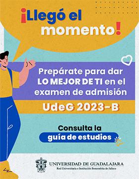 Grafico de la Aplicación del examen de admisión UdeG para licenciatura y bachillerato 2023-B
