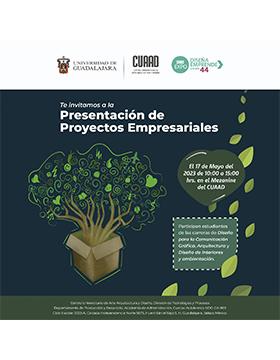 Grafico del CUAAD Expo Diseña Emprende, edición 44