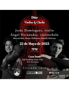Grafico del Recital del “Dúo Violín & Chelo”