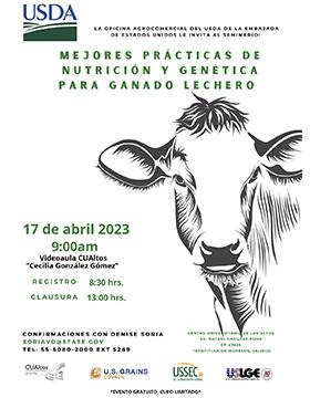 Grafico del Seminario Mejores Prácticas de Nutrición y Genética para Ganado Lechero