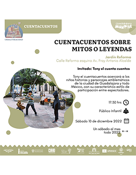 Cuentacuentos sobre mitos o leyendas