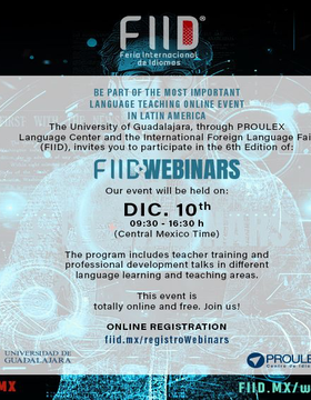 Cartel de la 6th Edition of FIID WEBINARS Cartel de la 6th Edition of FIID WEBINARS