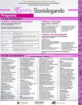 Jornada Académica Cultural: 45 años sociologando
