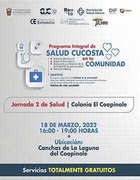  Programa Integral de Salud CUCosta en tu comunidad (Jornada 2)