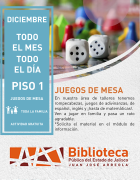 Cartel de Juegos de mesa