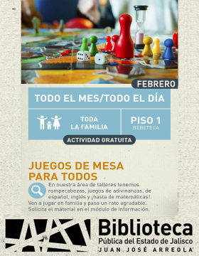 Cartel de Juegos de mesa