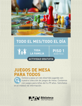 Cartel de los Juegos de mesa