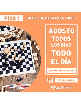 Cartel de Juegos de mesa para todos