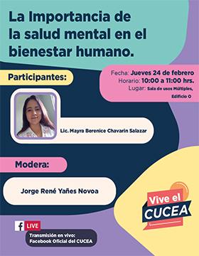 Charla: La importancia de la salud mental en el bienestar humano