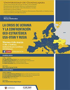 Mesas redondas: La crisis de Ucrania y la confrontación geo-estratégica USA-OTAN y Rusia