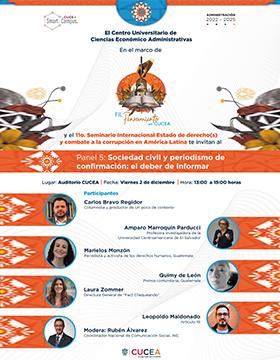 Panel 5: Sociedad civil y periodismo de confirmación: el deber de informar