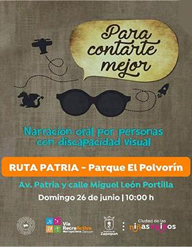 Para contarte mejor: Narración oral por personas con discapacidad visual