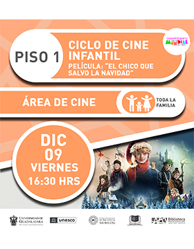 Ciclo de cine infantil.  Película: “El chico que salvó la navidad”.