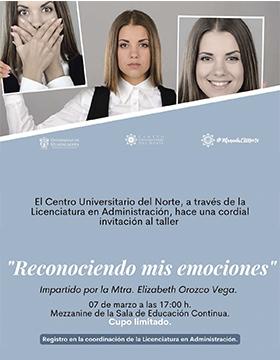 Taller: Reconociendo mis emociones