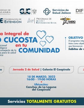 Programa Integral de Salud CUCosta en tu comunidad (Jornada 3)