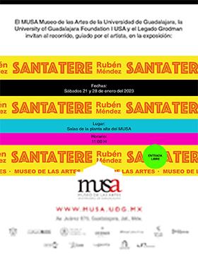 Recorridos en la exposición Santa Tere, del artista Rubén Méndez