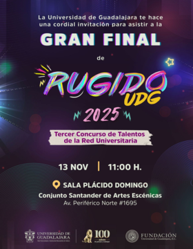 Cartel de la Gran final del Tercer concurso de talentos de la Red Universitaria