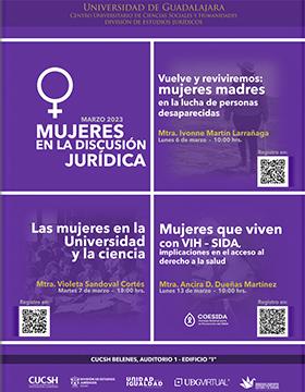Jornada de conferencias en el CUCSH: Mujeres en la discusión jurídica
