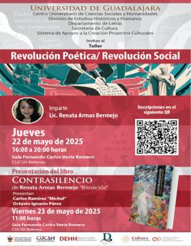 Cartel de Taller: Revolución Poética / Revolución Social