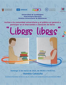Participa en el intercambio o donación de libros "Libros libres"