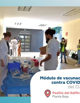 Vacúnate contra el COVID-19 en CUCS