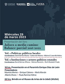 Presentación del libro: Jalisco a medio camino: Balance parcial 2018-2022