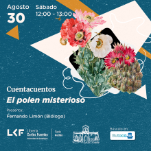 Cartel del Cuentacuentos: El polen misterioso