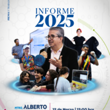 Cartel de Informe 2025 del maestro Alberto Castellanos Gutiérrez, Rector del Centro Universitario de Guadalajara