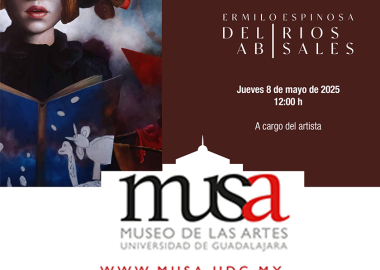 Cartel del Recorrido guiado por Delirios abisales, de Ermilo Espinosa