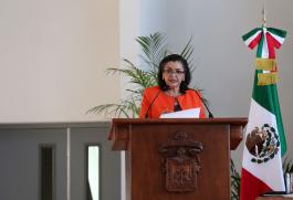 La doctora Ruth Padilla Muñoz rindió su segundo informe de actividades.