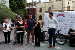 Homenaje póstumo  al señor Gustavo Berlanga Sánchez, “Don Gus”, quien fue líder de los paseos ciclistas e impulsor del transporte no motorizado.