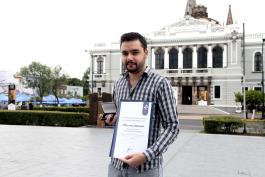 ldefonso Arturo Boraccio Lancaster Jones, fue reconocido por el CENEVAL, al sacar el mejor promedio del examen a nivel nacional.