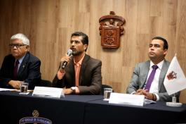 Rueda de prensa para dar a conocer la Campaña de brigadas jurídicas itinerantes.