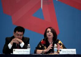 Conferencia de prensa de la FIL para dar a conocer el programa general de actividades 2015