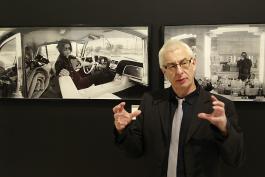Rueda de prensa para anunciar las exposiciones: David Hockney. Words & Pictures y Slipping Glimpsers. George Blacklock & Gary Oldman, que serán inauguradas el viernes 27 de noviembre.