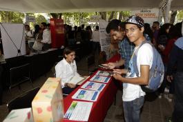 Feria del empleo CUCEA 2016, Explanada del Auditorio Central del CUCEA