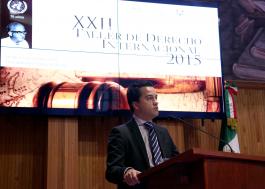 Inauguración del Taller de Derecho Internacional 
