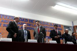 En el marco del 20 aniversario de la Red Universitaria, se entrego Título de propiedad de la Escuela Preparatoria Regional de Chapala