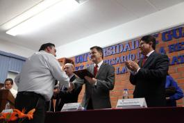En el marco del 20 aniversario de la Red Universitaria, se entrego Título de propiedad de la Escuela Preparatoria Regional de Chapala