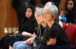 Autoridades Universitarias, familiares y amigos despiden en el Paraninfo Enrique Díaz de León al cineasta y Mtro Emérito Boris Goldenblank 