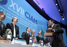 Inauguración del XVII Congreso Internacional Avances en Medicina Hospital Civil de Guadalajara 2015, “Calidad de vida, prioridad en salud”. 